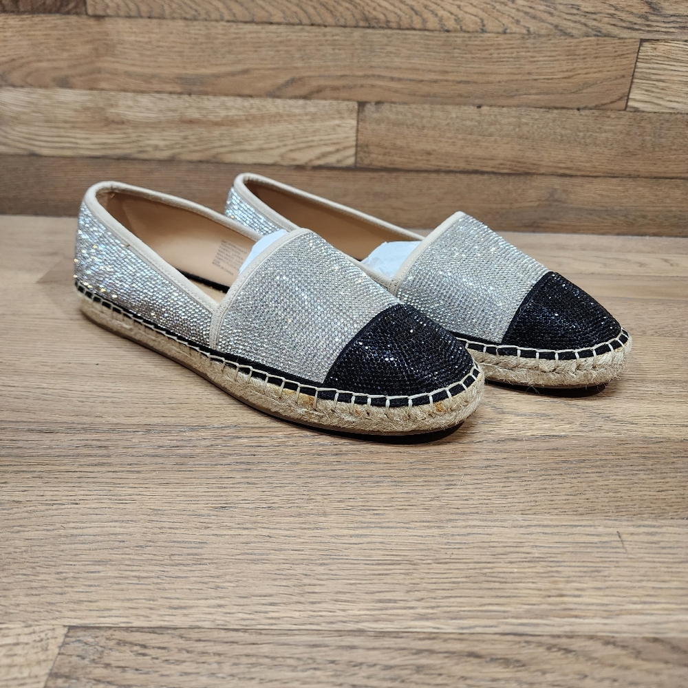 International Concepts Corvina 5 Crystal Espadrilles Size 9.5 Women’s